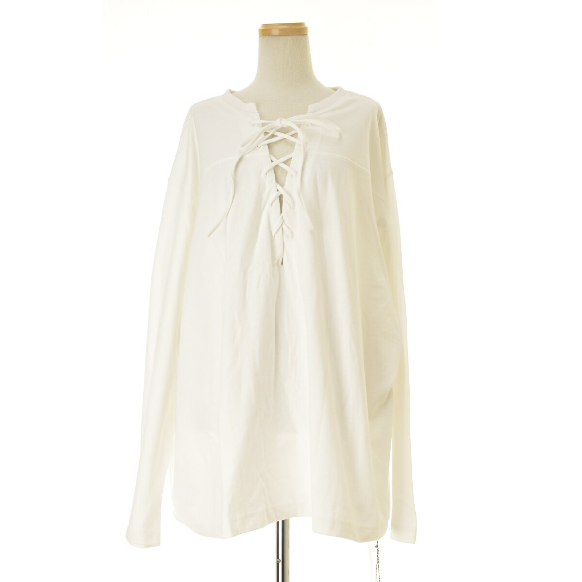 【中古】CITYSHOP / シティショップ26SS 26070042202010 THE MOOD レースアップロングTシャツ長袖カットソー【cacgafce-l】