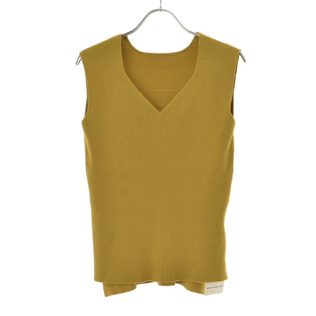 【中古】ELENDEEK / エレンディークVネック リブノースリーブニット【送料無料】【caccbabd-l】