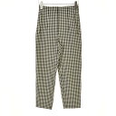 【中古】ZARA / ザラギンガムチェッククロップドパンツ【cacfaebh-l】