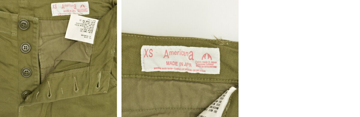 【中古】【期間限定値下げ】Americana / アメリカーナカーゴクロップドパンツ【caccagae-l】