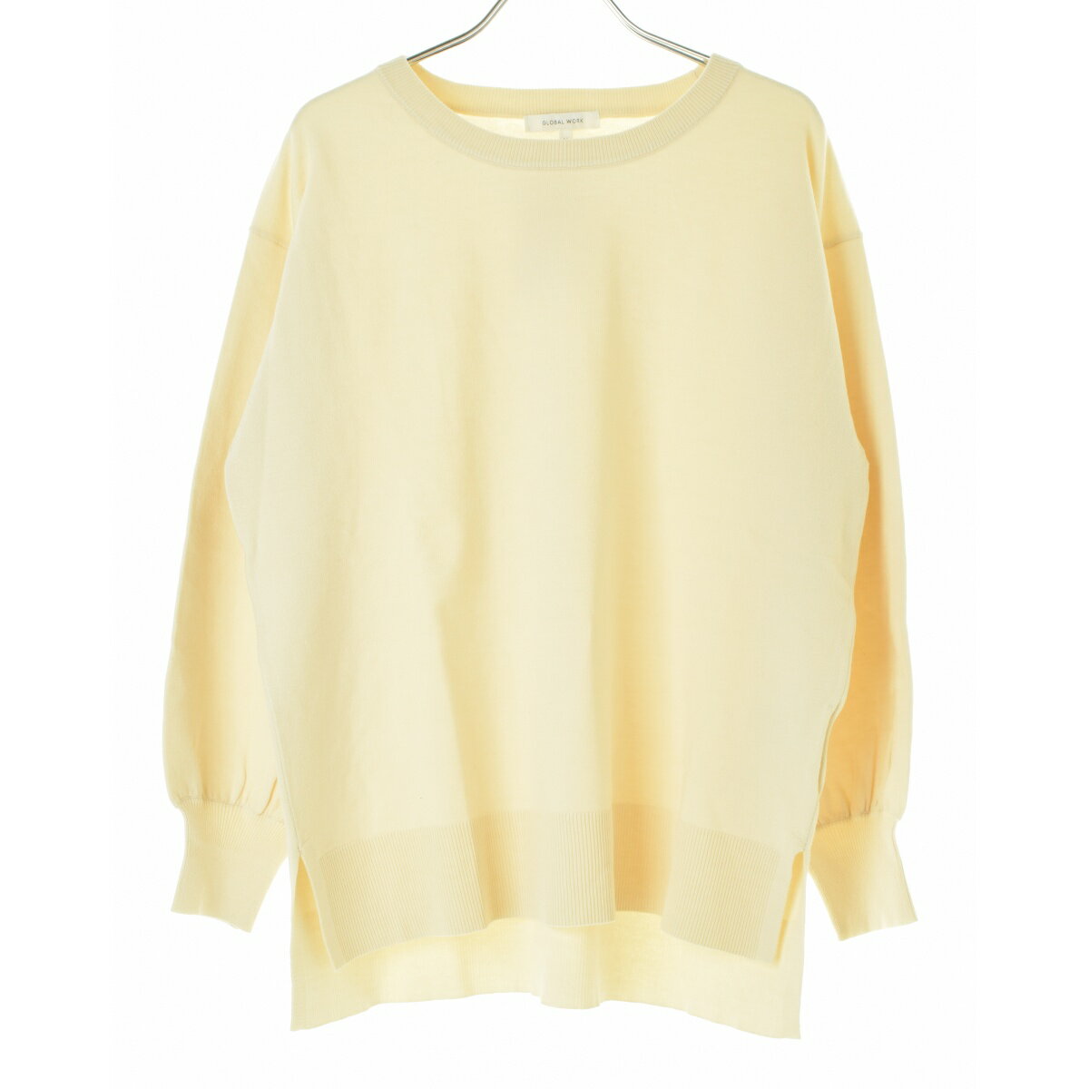 【中古】GLOBAL WORK / グローバルワークトリプルイージー袖ふわ七分袖ニットセーター【cacgacab-l】 kanful-11962141 ブランド古着の買取販売カンフル パッケージ画像