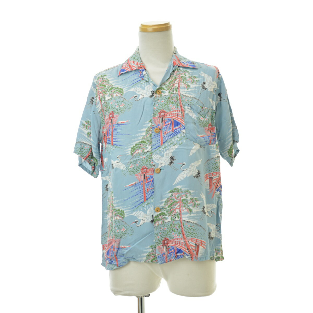 Kilohana50s〜60s 和柄半袖シャツ