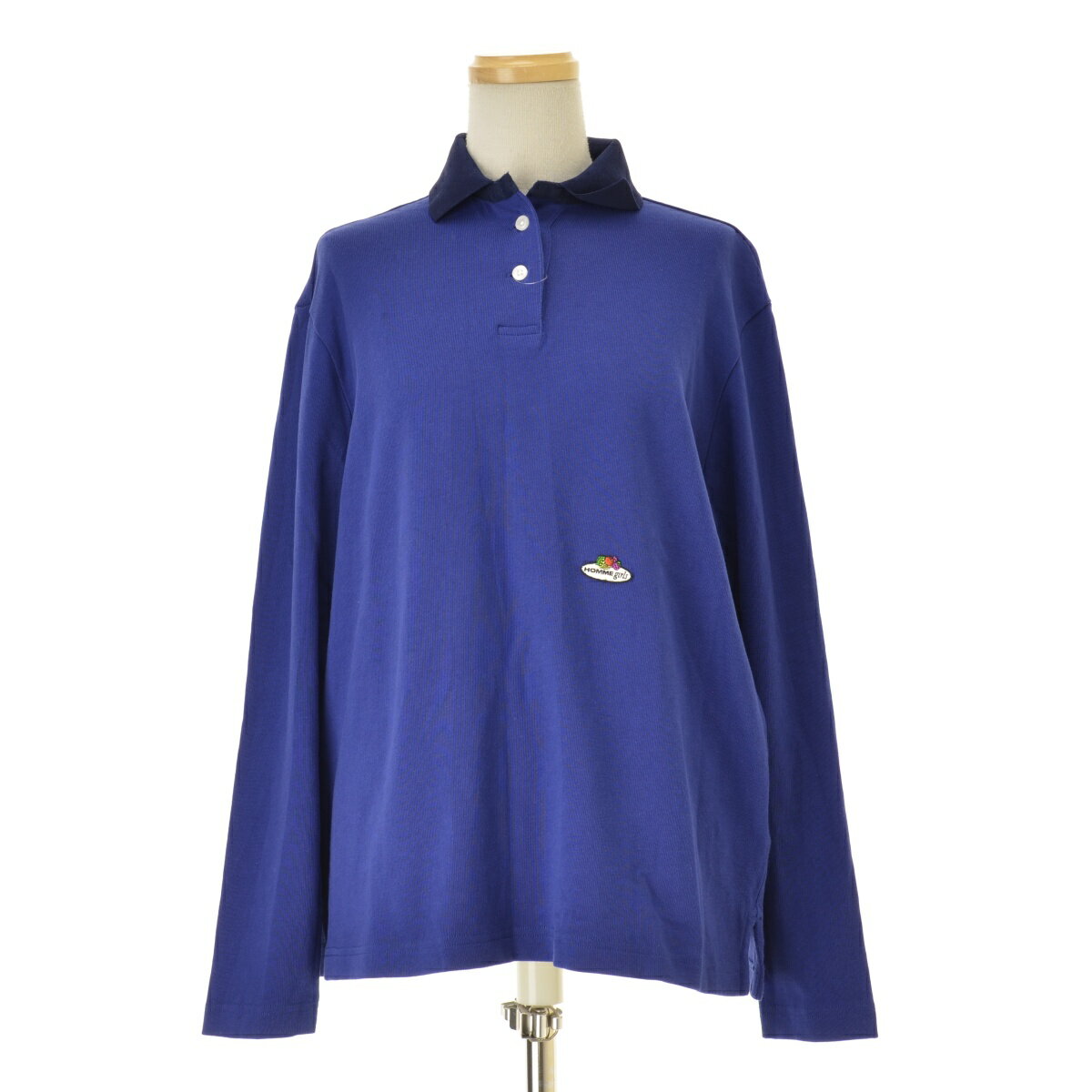 【中古】HOMME girls × FRUIT OF THE LOOM / オムガールズ × フルーツオブザルーム26SS 4310900206 ポロ ロングスリーブティー長袖ポロシャツ【cacgaecj-l】