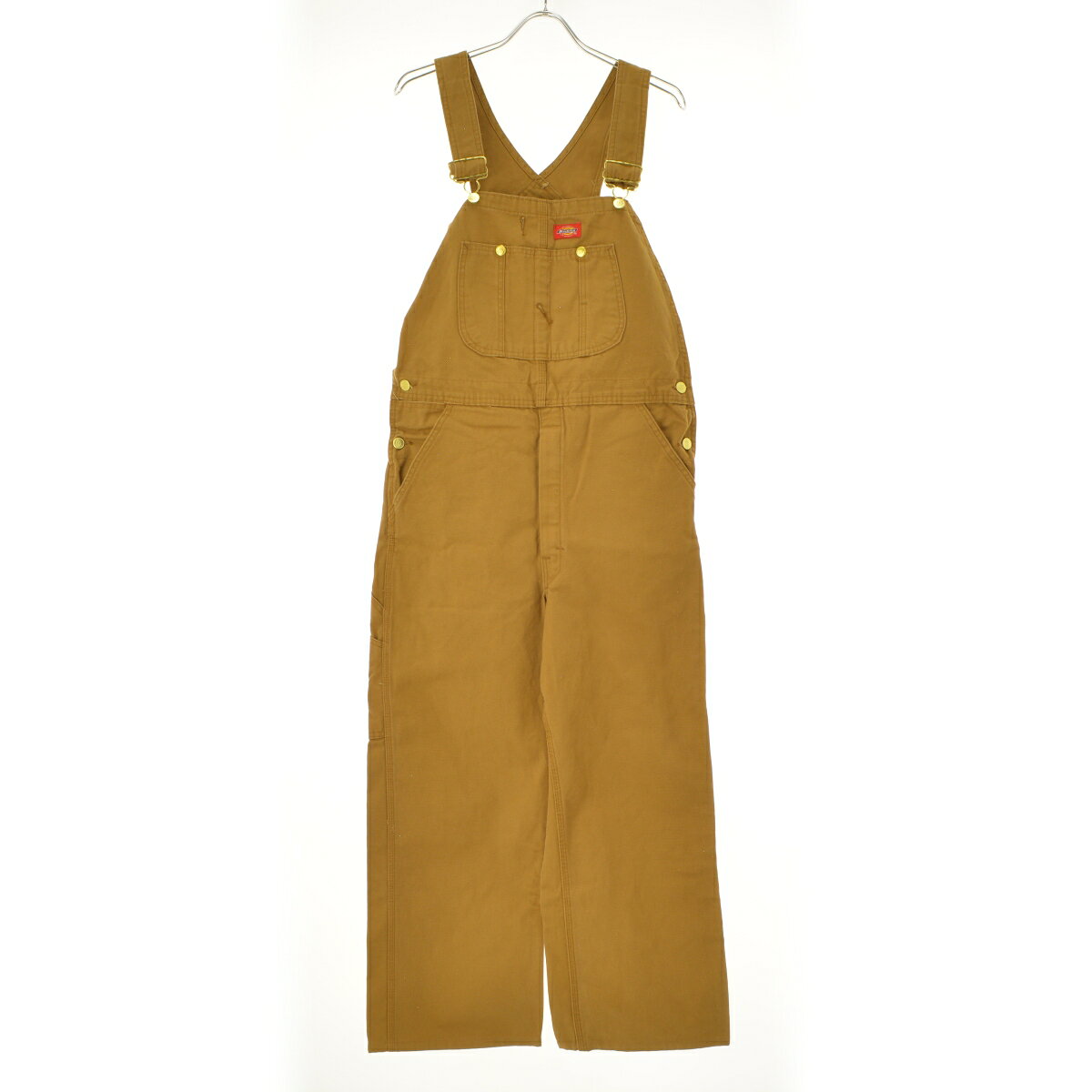 #DICKIES#Y40#Y41#Y42#Y43#Y44#L51#L52#L53#L54#L55#DICKIES#ブラウン系#ウエスト約82cm～85cm#表記サイズ（レングス）：32#コンディションC##メンズ#パンツ#オールインワン・オーバーオール#ALL#BRANDDICKIES / ディッキーズ ITEMW916B1Y ダックオーバーオール(G006334878) DICKIES Condition : C S 新品 A 使用感がなく試着程度の品 B 使用感があまりなく目立つダメージがないUSED品 C 使用感はあるがダメージが比較的目立たないUSED品 D 使用感があり汚れなどのダメージが目立つUSED品 E かなりの使用感があり破れやシミなどのダメージが目立つUSED品 Item Information ATTENTIONダメージについて USED品となりますので、多少の使用感がありますが、目立つダメージや汚れは見られません。 表記サイズW30-L32 実寸ウエスト約83cm レングス(股下)約66cm 前身頃約63cm もも幅約30cm 裾幅約26cm※実寸は手作業で採寸しておりますので、1cm〜2cmの誤差が生じる場合がございますので何卒ご了承お願いいたします。 ※「換算サイズ」と表記されている数値につきましては、表記サイズを基準に日本サイズへ換算表を元に換算しております。詳しくは[サイズについて]をご参照ください。 カラー(弊社規定)ブラウン系※ご使用のモニタやブラウザによって、画像の色味が異なって見えることがありますので何卒ご了承お願いいたします。 素材 COTTON100％ 付属品 - 裏地 - その他の特徴 ストラップは調節可能 このアイテムにつけられているキーワード#DICKIES##ブラウン系##ウエスト約82cm～85cm##表記サイズ（レングス）：32##コンディションC##メンズ##パンツ##オールインワン・オーバーオール##ALL# 関連商品 このブランドの他の商品を見る このタイプの商品を見る ※商品詳細で気になる点がございましたらお気軽にお問い合わせください。 Brand Introduction DICKIES / ディッキーズ アメリカ、テキサス州生まれのワークカジュアルブランド『Dickies』。1950年に代表作874のワークパンツがアメリカで大ヒットし世界100ヵ国以上で販売され世界で一番有名なワークパンツとなっています。世界中で愛用される背景には、創業から続く徹底した機能性への追究と、丈夫で汚れにくく、どんな体型の人にもフィットする物づくりを続けているからです。