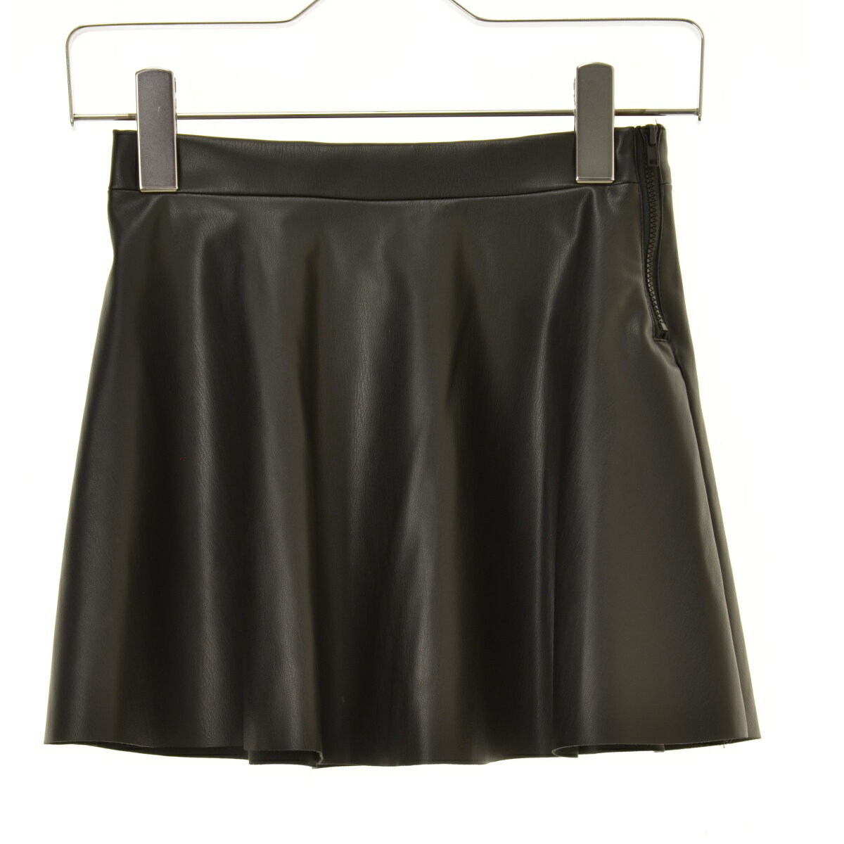 【中古】H&M / エイチアンドエムフェイクレザースカート【cacfafdb-k】