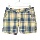 【中古】RIP CURL / リップカールチェック柄ショートパンツ【caccafcd-l】