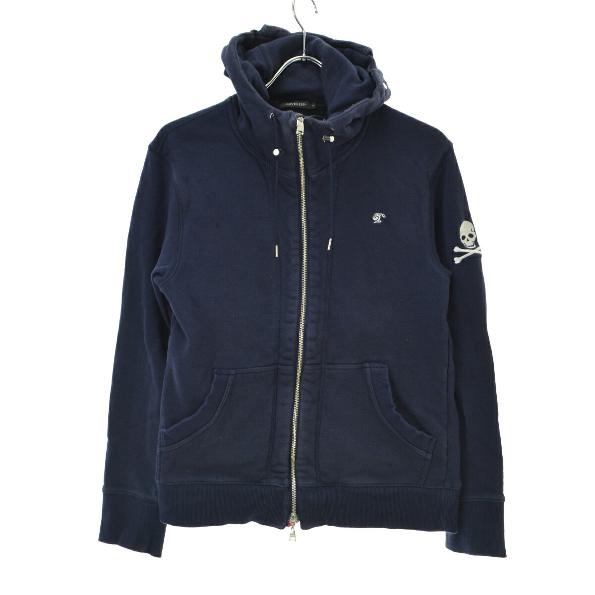 【中古】LOVELESS / ラブレススカル刺繍ジップアップスウェットパーカー【cacgacbd-m】