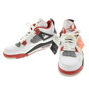 【中古】NIKE / ナイキ2012年製 308497-110 AIR JORDAN 4 RETRO FIRE REDエアージョーダン【cacdahbj-z】