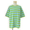【中古】【期間限定値下げ】LEVIS / リーバイスA1005-0018 SKATE グラフィック Tシャツ ブルー THINKING ABOUT BLUE ボーダー柄半袖Tシャツ【caceaecf-m】