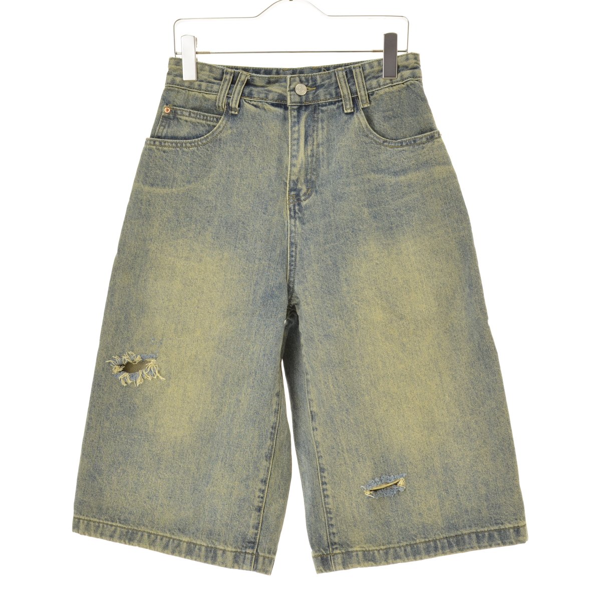 Rakuten - 【中古】attitude makes style! / アティチュード メイクススタイルデニムルーズハーフパンツ【cacgadab-m】
