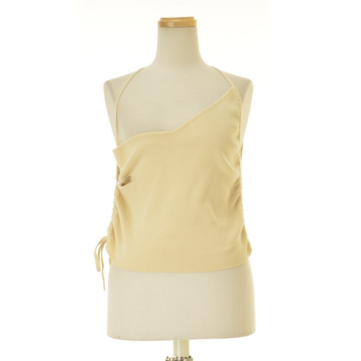 【中古】Uhr / ウーア24SSUhr-KT387 Spick&Span取り扱い Drawstring camisole Knitキャミソール【cacgacba-l】