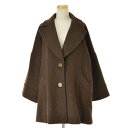 【中古】AuieF / アウィーエフビッグシルエット ショートウールコート【cacfadcd-l】(4)