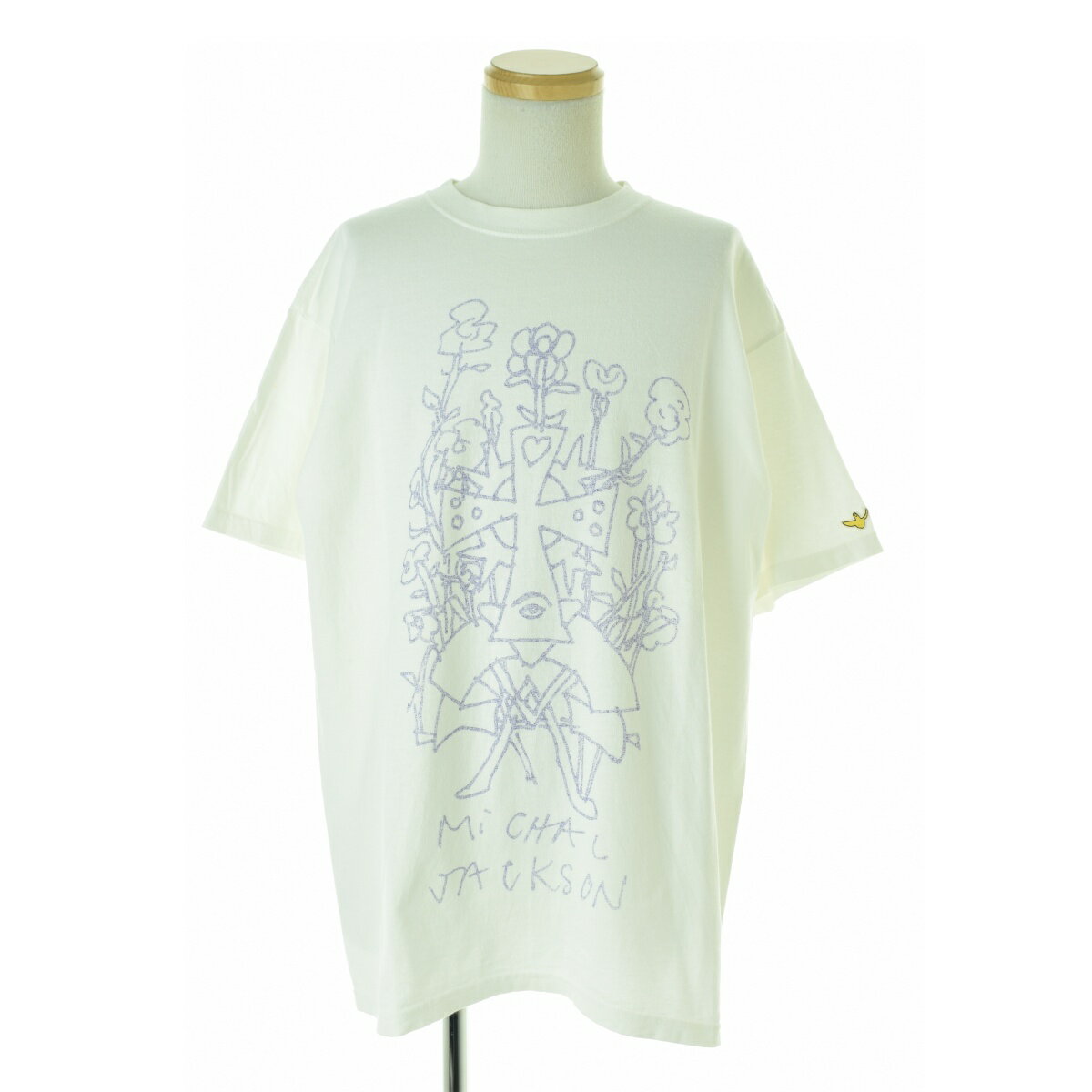 Rakuten - 【中古】古着 / フルギMARK GONZALES MICHAEL JACKSON半袖Tシャツ【cacebbcg-m】