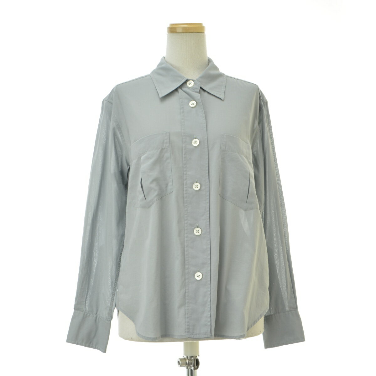 MargaretHowell(マーガレットハウエル) チュニック サイズM レディース美品  - ダークグレー×白 レギュラーカラー/長袖/麻/チェック柄 楽天市場】マーガレットハウエル 長袖シャツの通販