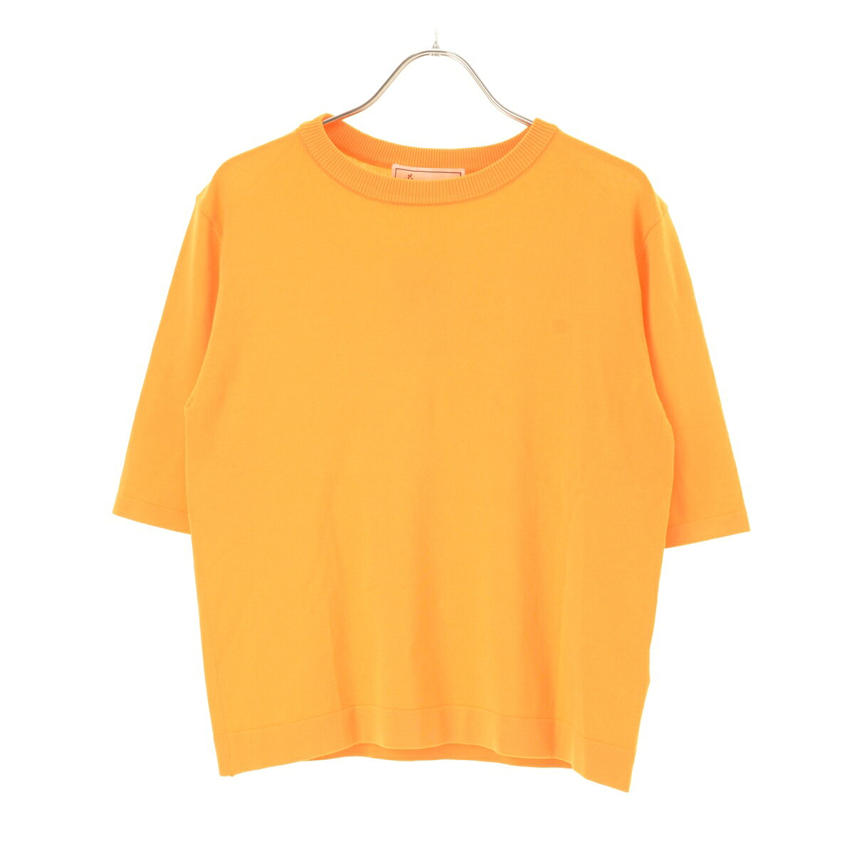 【中古】ROPE PICNIC / ロペ ピクニックGDM-52000 天竺編みハーフスリーブトップス五分袖ニットセーター【cacgahac-l】 kanful-11977612 ブランド古着の買取販売カンフル パッケージ画像