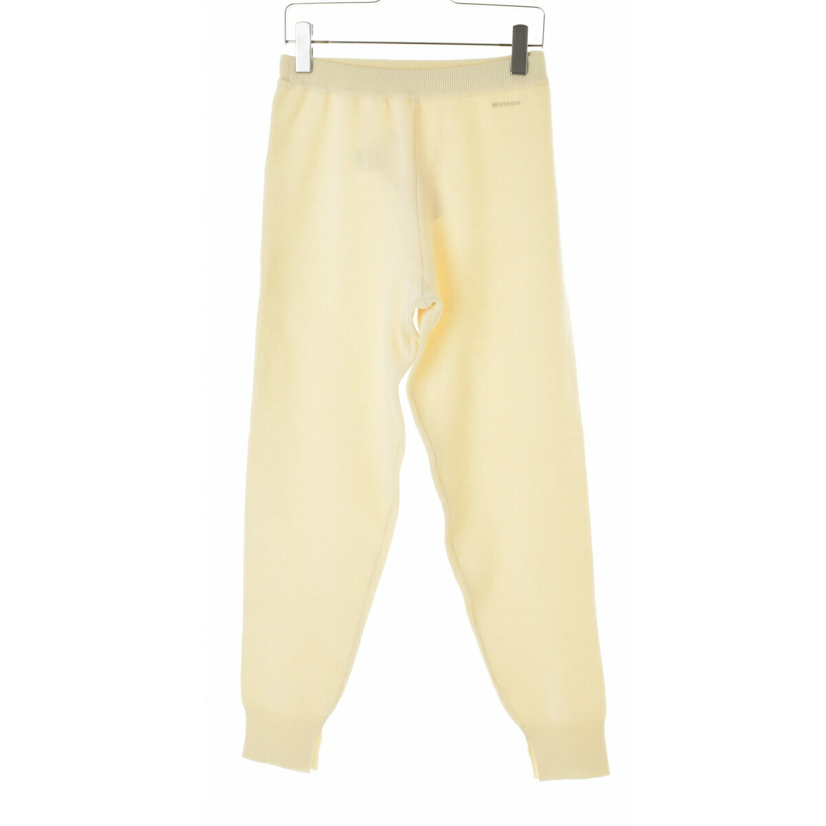 【中古】MIESROHE / ミースロエ24SS MWNP241003 裏毛編みニットパンツ【ウォッシャブル】パンツ【送料無料】【caceadbg-l】