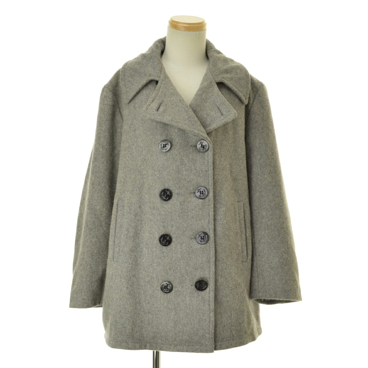 【中古】CORINTHUSA製 10ボタンPコート【caccajba-m】