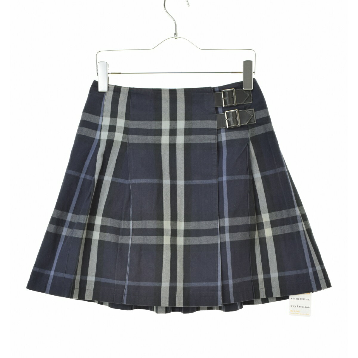 【中古】BURBERRY LONDON / バーバリーロンドンC1S02-103-29 チェック ミニ ラップ 巻きスカート【cacgadag-l】
