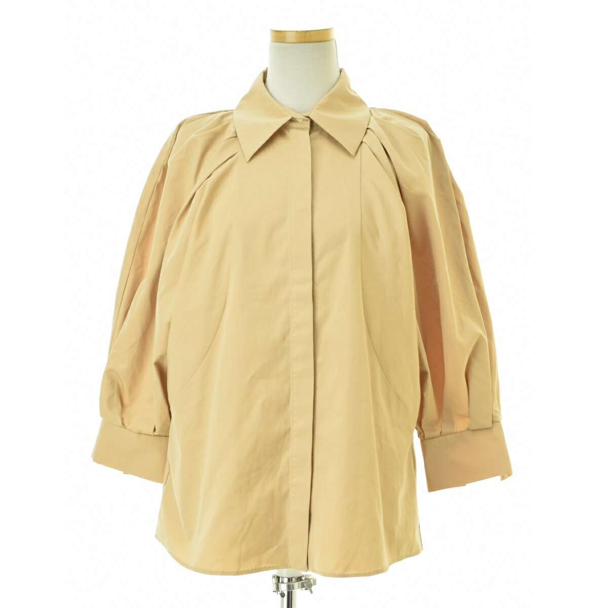 シャツ+ブラウス(長袖+七分) evam eva 2021AW cotton wool shirt evam eva - evam eva 2021AW cotton wool shirtの通販 by Rinnel's