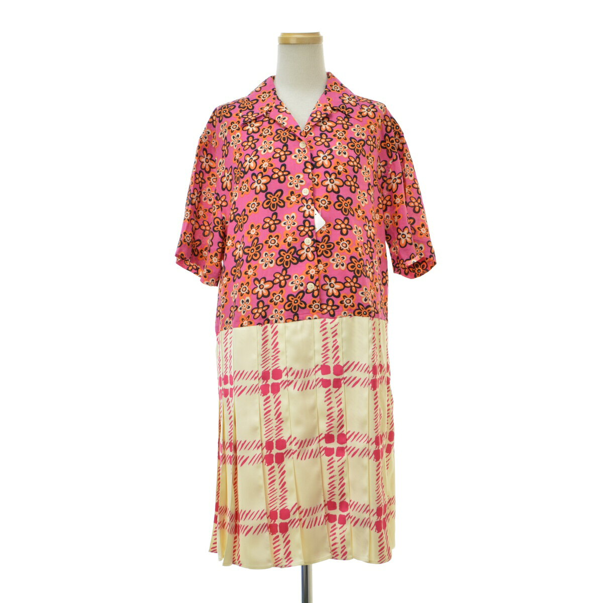 MARNI マルニ 】カシミア混 デザインジャンパースカート 38 MARNI 