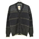 【中古】DREAMING OF THE SHINING STARS / ドリーミング オブ ザ シャイニング スターBLUE WORK ジャガードニット長袖カー...