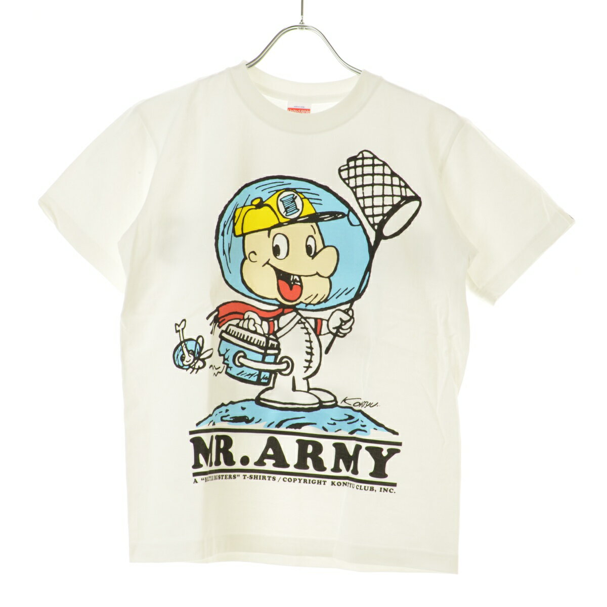 NAOSHIYA BERBERJIN / 直し屋ベルベルジンKontyu Club 昆虫クラブ MR .ARMY アストロ半袖Tシャツ