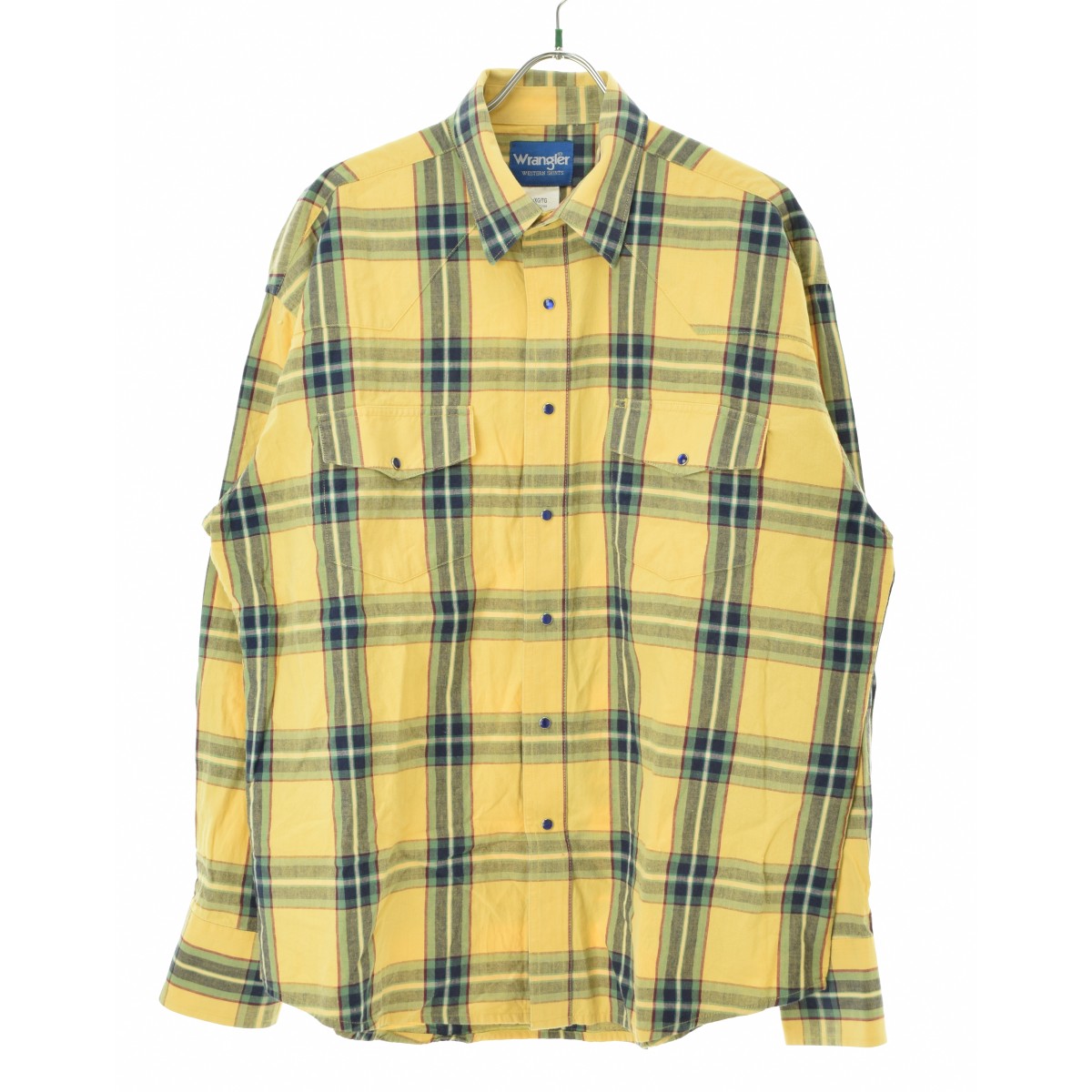 Rakuten - 【中古】WRANGLER / ラングラーチェックウエスタン長袖シャツ【cacgadcj-m】