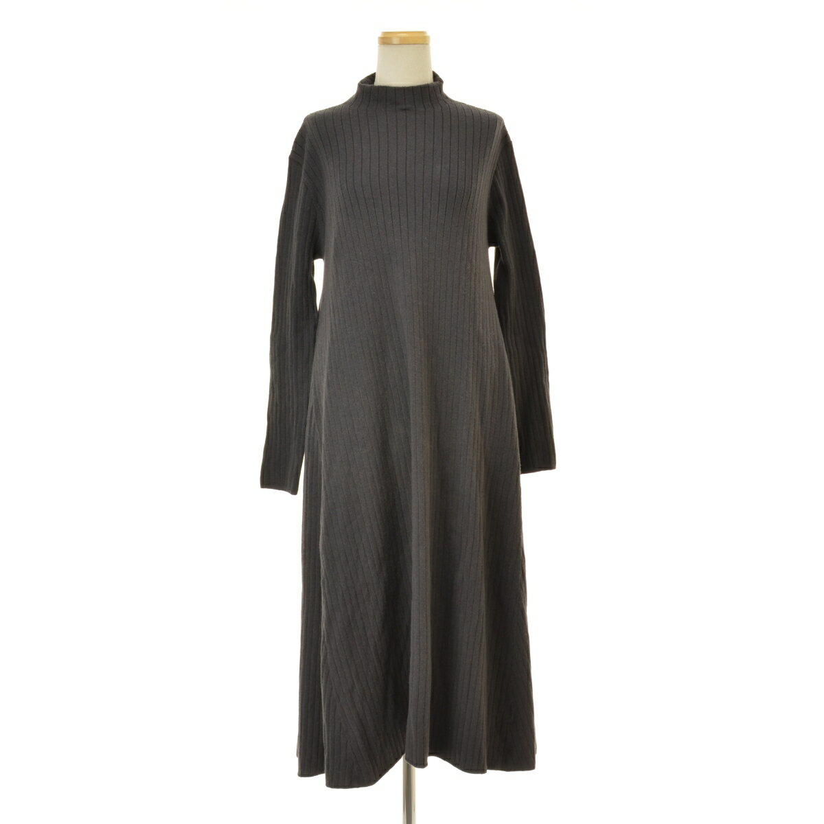 【中古】【期間限定値下げ】JOURNAL STANDARD relume / ジャーナルスタンダードレリュームウォッシャブルマーメイドリブワンピースロング長袖ワンピース【cacfbcbj-l】
