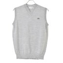 【中古】LACOSTE / ラコステAH144EL マシンウォッシャブル ウール×クールマックスVネックニットベスト【cacfacca-m】