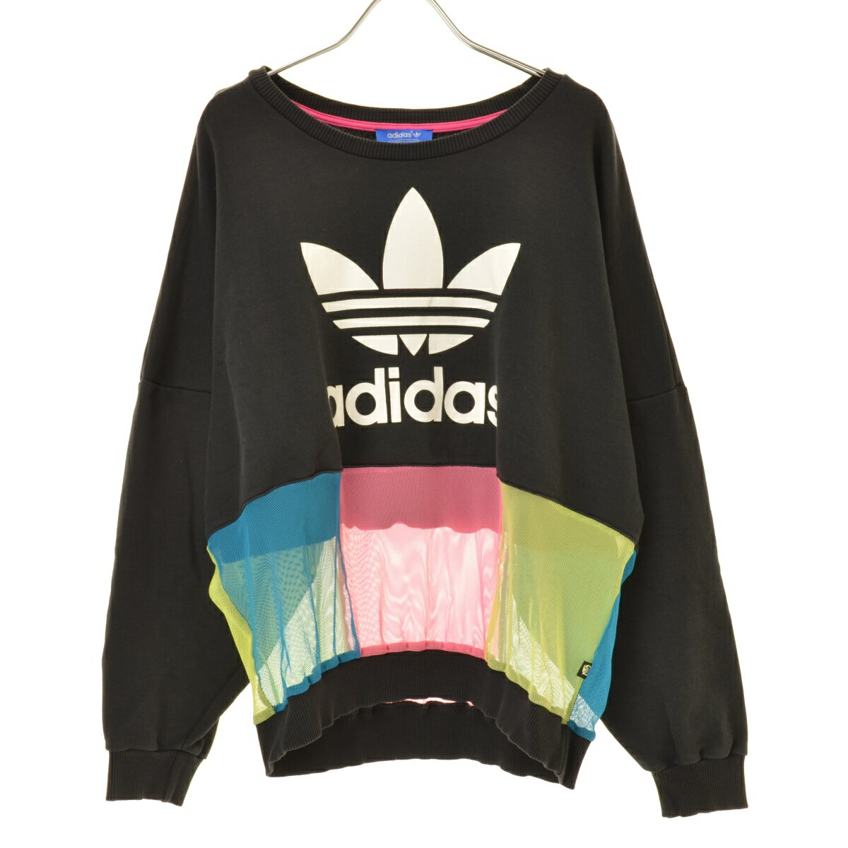 【中古】ADIDAS × RITAORA / アディダス × RITAORAS11802 RITA LOGO SWEATER リタオラ スウェット長袖スウェット【cacfbcca-l】