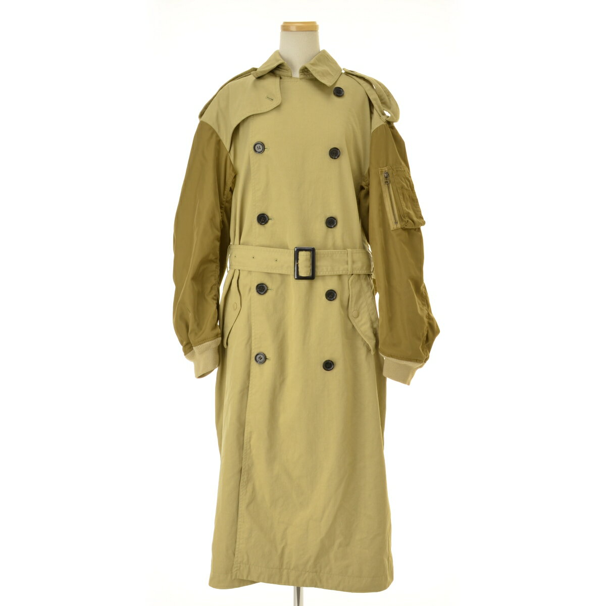 【中古】【期間限定値下げ】MOUSSY / マウジー010BSH30-0270 MA-1 SLEEVE LONG COATトレンチコート【送料無料】【cacgadaf-l】