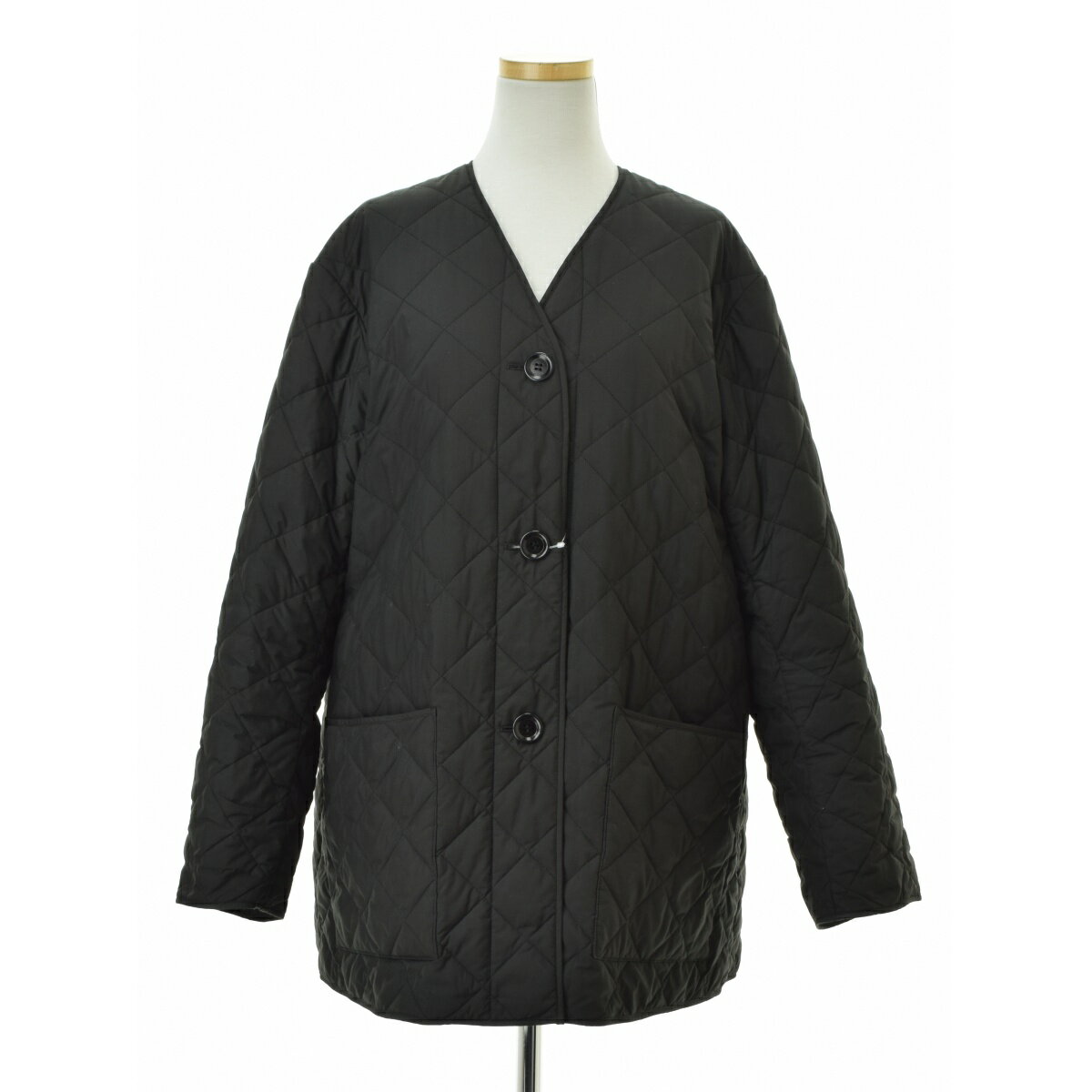 イエナ 24SS 定価4.6万 ノーカラー スプリングコート ブラック ドロスト IENA イエナ】《追加》MANTECO ノーカラーコート[品番：BYCW0000630