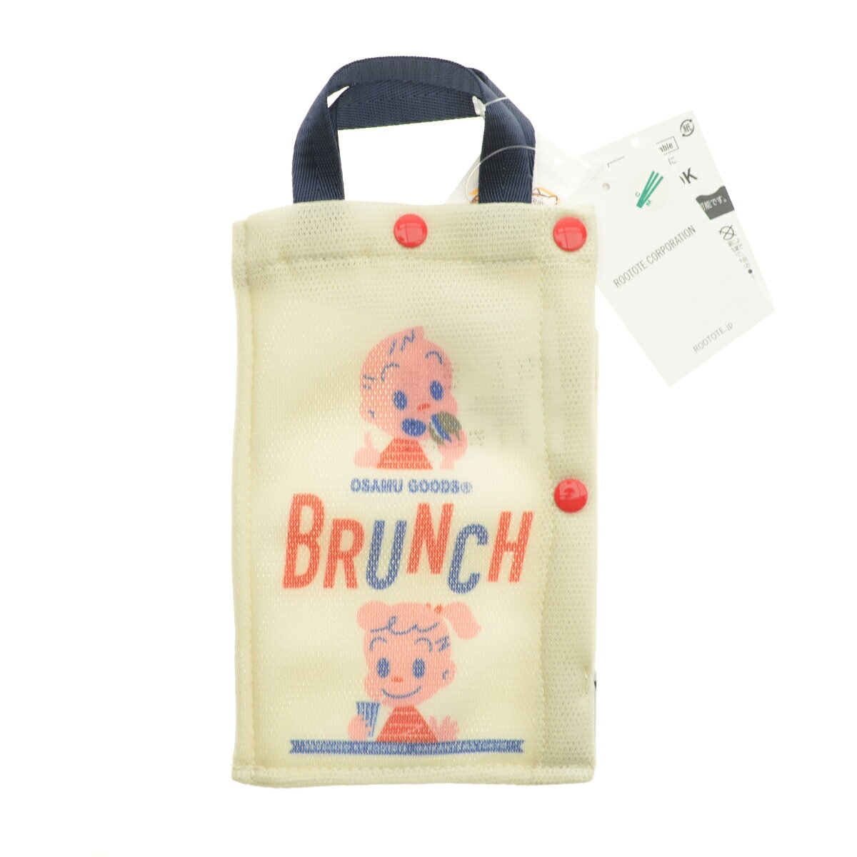 Rakuten - 【中古】ROOTOTE × OSAMU GOODS / ルートート × OSAMU GOODS8214 IP.マスクケーストートバッグ【cacgacba-z】