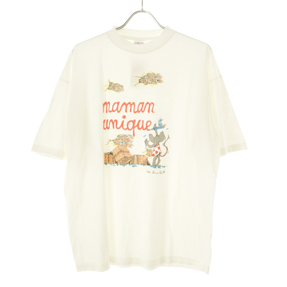 Rakuten - 【中古】古着 / フルギ90s maman unique半袖Tシャツ【cacfbabe-m】