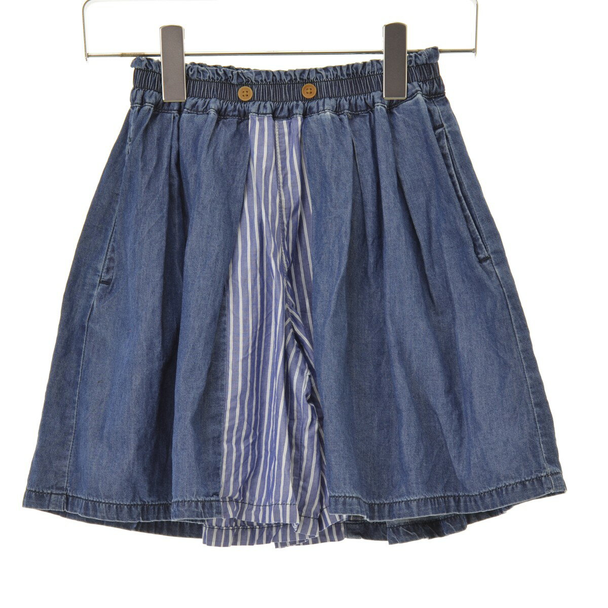 【中古】【期間限定値下げ】L.COPECKデニム切替ガウチョパンツ【cacfagab-k】