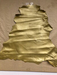 ソフトカンガルー革 200409 イエローゴールド　バッグ用