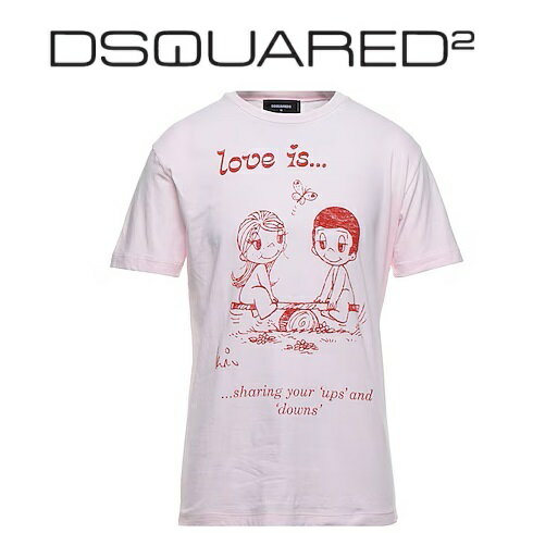 ディースクエアード (DSQUARED2)　メンズ 半袖Tシャツ 半袖メンズ クルーネック カットソープリント TシャツDSQUARED2-S71GD0937メンズ 新品　イタリア製