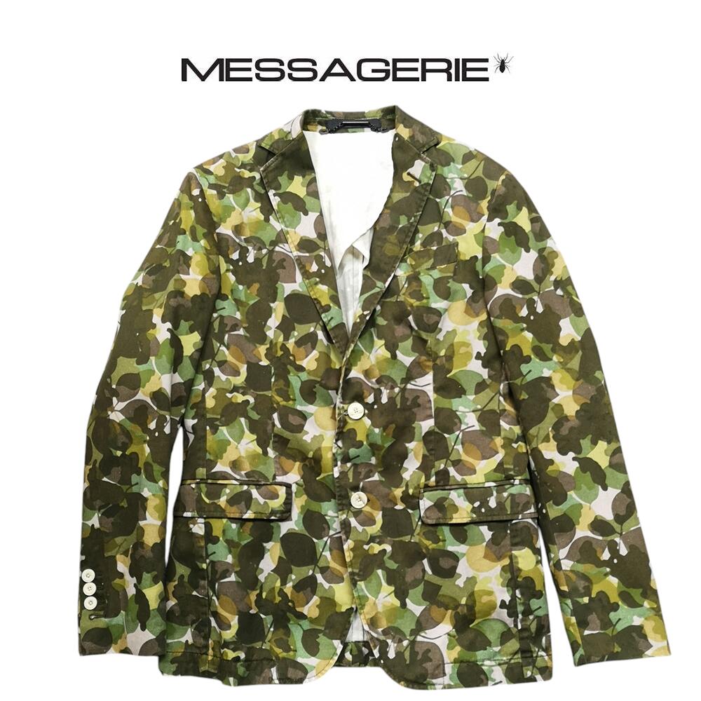 Rakuten - メッサジェリエ(Messagerie) 　メンズ フラワーカモフラジャケット コットンジャケット 送料無料 Messagerie-149105