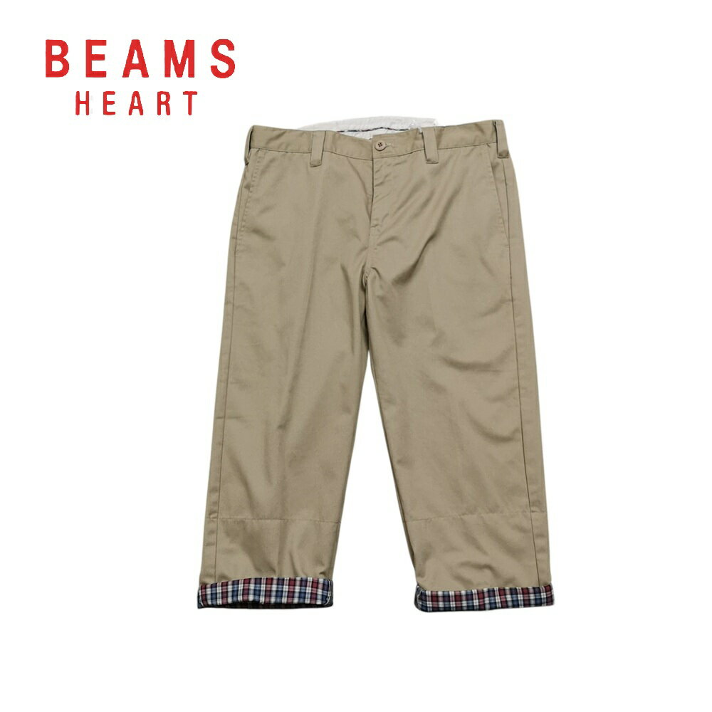 Rakuten - ビームスハート(BEAMS HEART)　メンズ クロプドパンツ　コットンパンツ　七分丈新品未使用 送料無料
