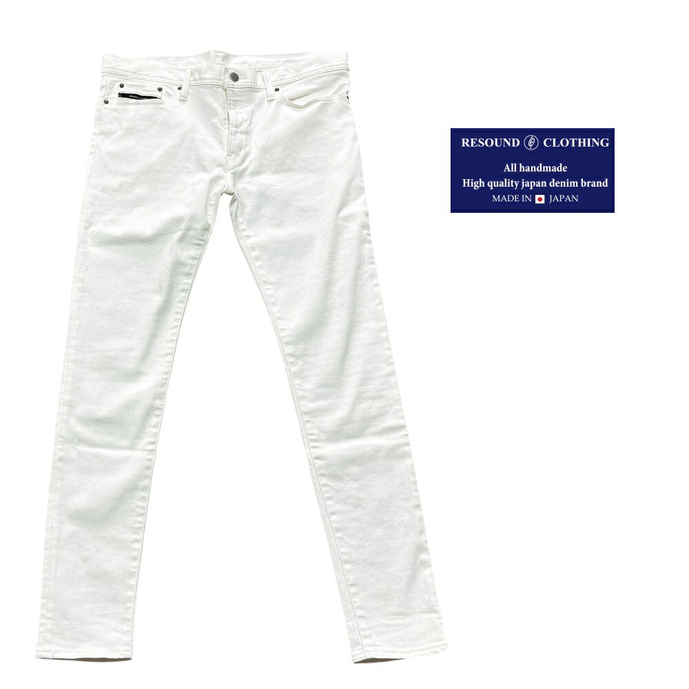 Rakuten - RESOUND CLOTHING（リサウンドクロージング）デニムジーンズ ホワイデニム　 スキニー RC6SSK004デニムパンツ メンズ 新品