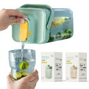 Mirx 麦茶ポット ピッチャー お茶ポット ドリンクサーバー 横置き 耐熱 3.5L 漏れない ウオーターサーバー 冷水筒 冷水ボトル 蓋付き 洗いやすい プ...
