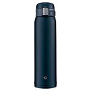 象印マホービン(ZOJIRUSHI) 水筒 直飲み 【ワンタッチオープン】 ステンレスマグ 600ml ネイビー SM-SF60-AD