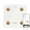 MIRROR FIT. スマート 体組成計 白 体重計 スマホ連動 ヘ...(3)