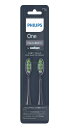フィリップス 替えブラシ ソニッケアー Philips One専用替えブラシヘッド (2本) 正規品 BH1022/04 ミッドナイトブルー