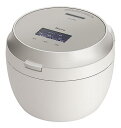 パナソニック 炊飯器 1升 最高峰モデル ビストロ 匠技AI 加圧熱風ポンプ搭載 お手入れ部品2点 ライトグレージュ SR-V18BA-H