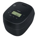 パナソニック 炊飯器 5.5合 急減圧バルブ おどり炊き 全面発熱5段IH式 ブラック SR-M10B-K