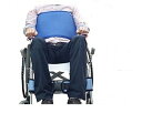 小さいサイズ、車椅子安全補助ベルト、病院、老人ホームなど、自宅でも使用可能、、小さいサイズ、現在色は青