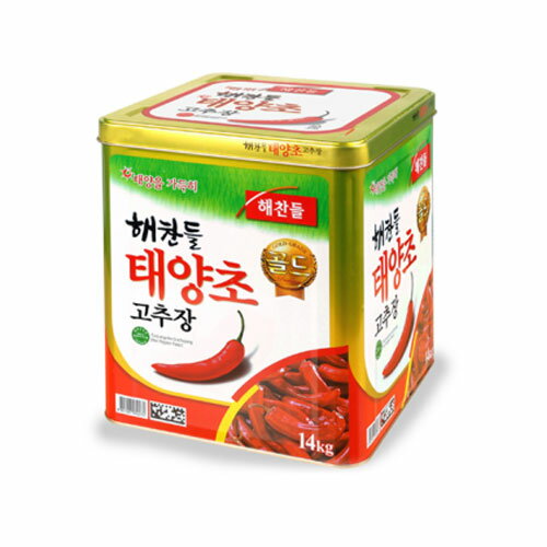 【へチャンドル】ゴールド　コチュジャン　14kg　《韓国食品 韓国食材 韓国春雨 食料品 韓国調味料 韓国ソース 唐辛子 スパイス 辛口 激辛 辛さ2倍 韓国辛い調味料 業務用コチュジャン》