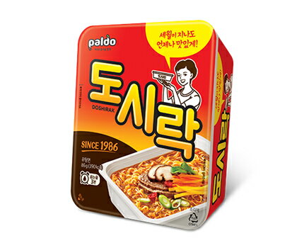 ★送料無料★【パルド・PALDO】トシラク　ラーメン　86g×24個(1BOX)　お弁当ラーメン 韓国ラーメン インスタントラーメン カップラーメン 韓国食品