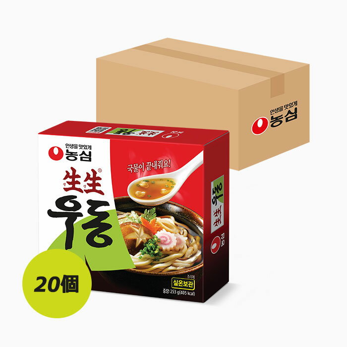 【農心】　生生うどん　253gx20個［1箱以上値下げ￥381.24税込］のサムネイル